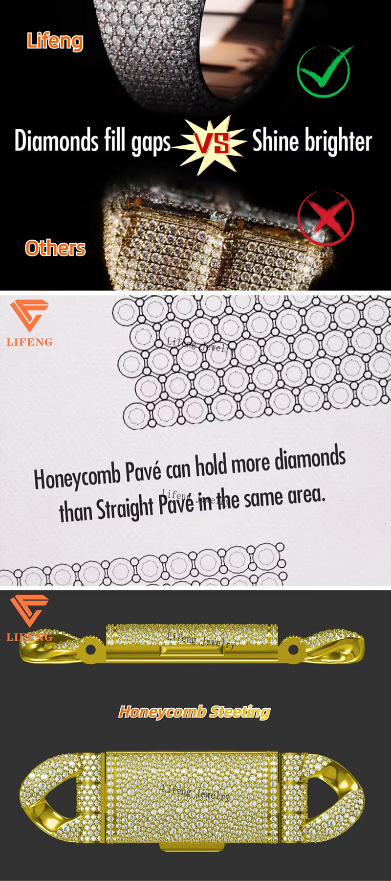 Customizable 20mm Big Chain Necklace 8Rows 925 Sliver White Gold Plated VVS Moissanite Miami Cuban Link Chain Hip-hop Style