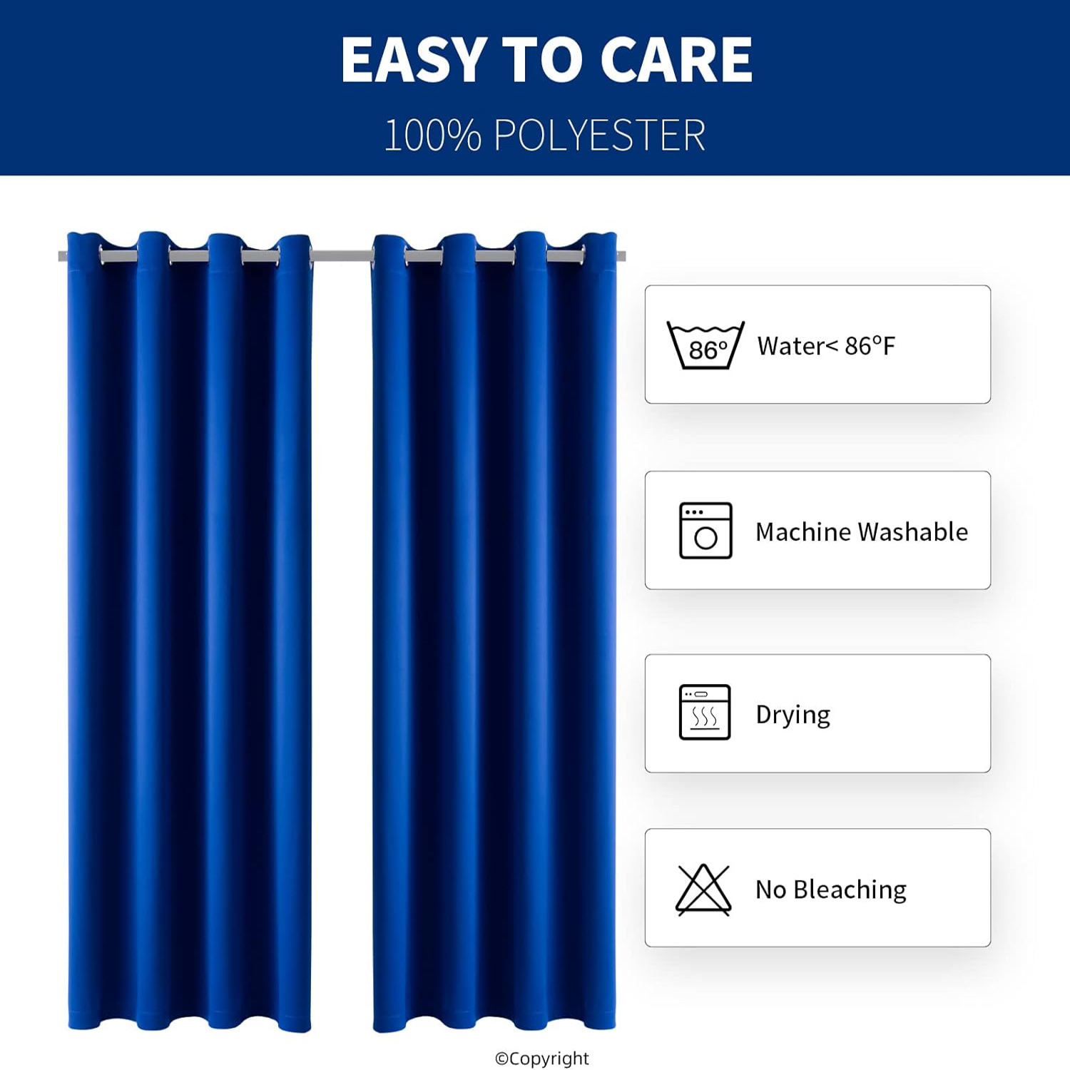 C349 Anti-mildew and waterproof high-precision outdoor curtain finished product single row perforated pavilion garden sunshade windproof