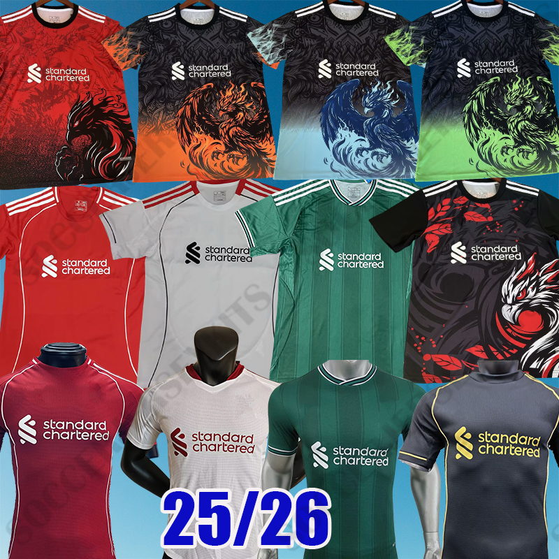 2025 liverpudlian football jersey live r pool fc DARWIN SZOBOSZLAI jersey liverpol MAC ALLISTER ALEXANDE football kits goalkeeper lfc jersey kids kit