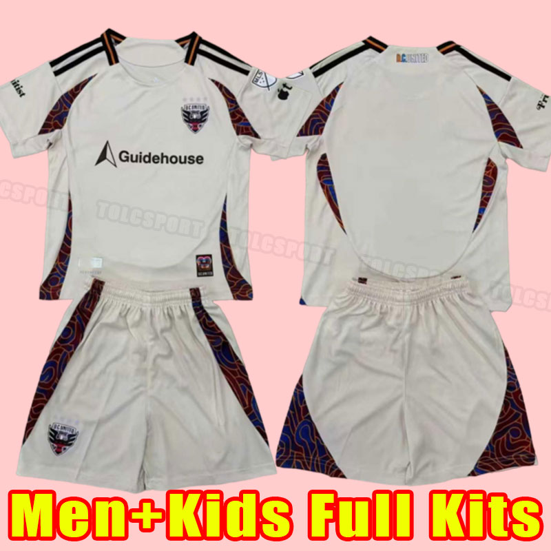 2025 2026 DC United Full Set Soccer Jerseys 16 PEREZ 4 HINES-IKE 13 BRILLANT 5 MORENO 31 GRESSEL CANOUSE ROONEY Football Shirt Kits 25 26 child