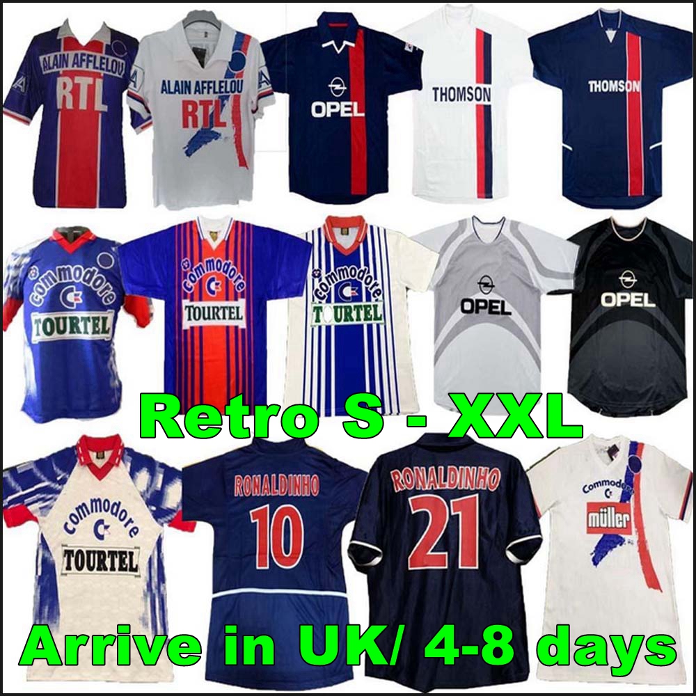 OKOCHA Retro SOCCER JERSEYS 93 94 95 96 LEROY ADAILTON 98 99 00 01 02 03 90 92 classic RAI ANELKA Ibrahimovic camisas de futebol RONALDINHO SIMONE sS