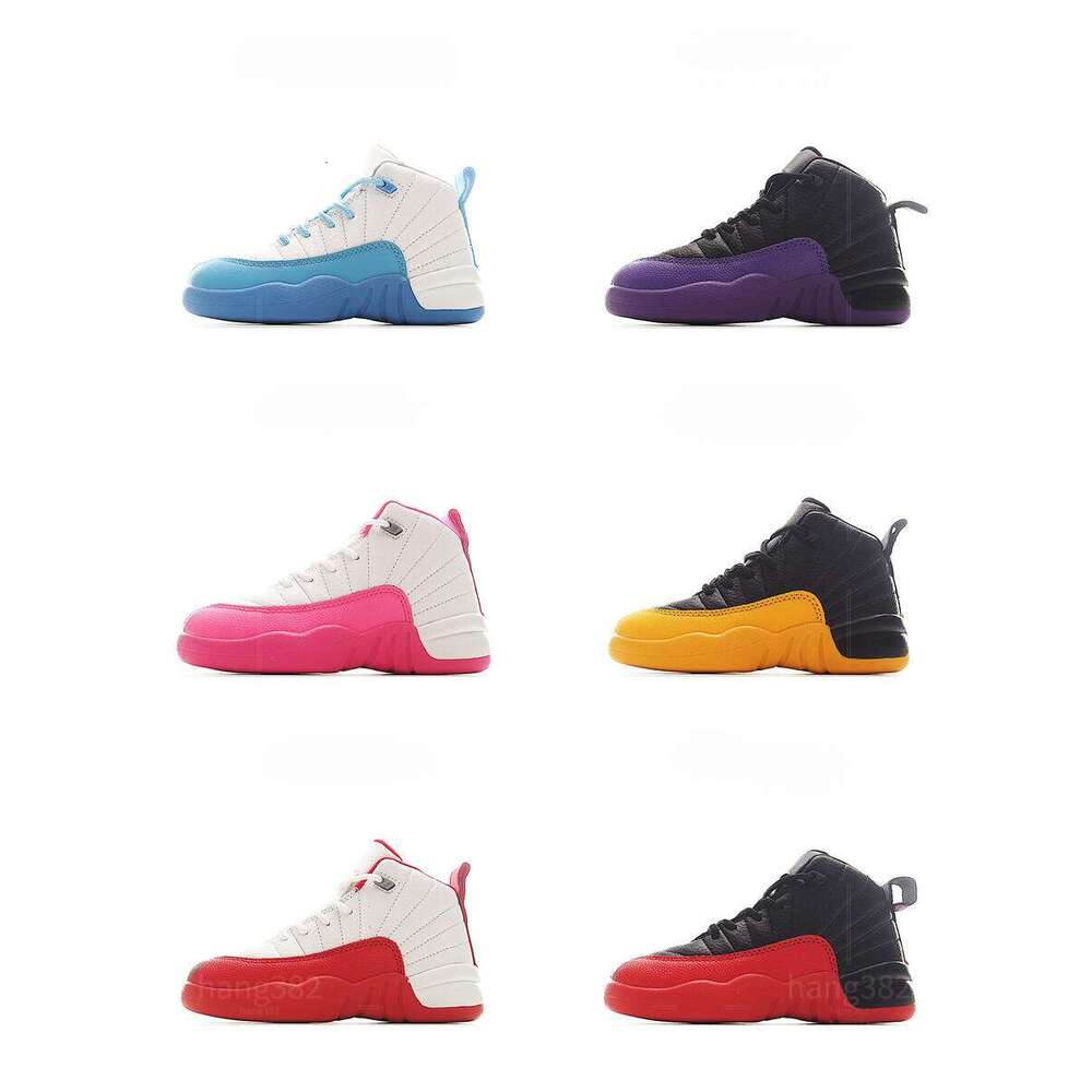 with box Designer Kids Shoes Basketball toddler shoes Sneakers Toddler shoe flu game Boys Girls Chaussures Trainers sport shoes kids shoes designer