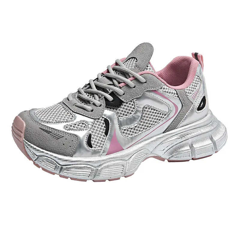 2024 New Breathable Vcani Shoes Wen Casual Platform Sneakers Summer Thick Bott Low Top Large jogging shoes Z250318