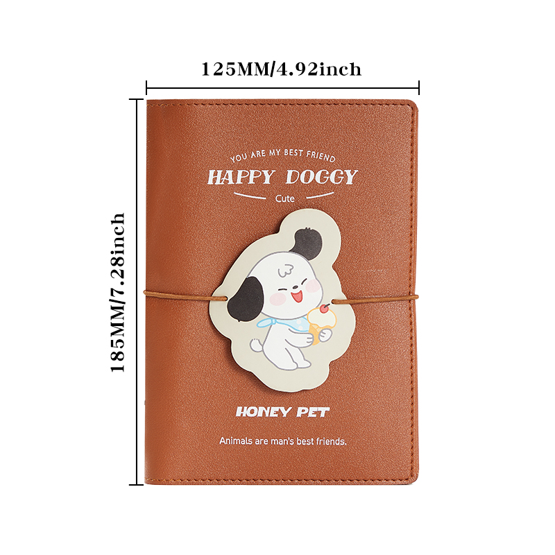 Organize Your Thoughts with This Spacious Horizontal Loose-Leaf Flip Notebook in Square Shape