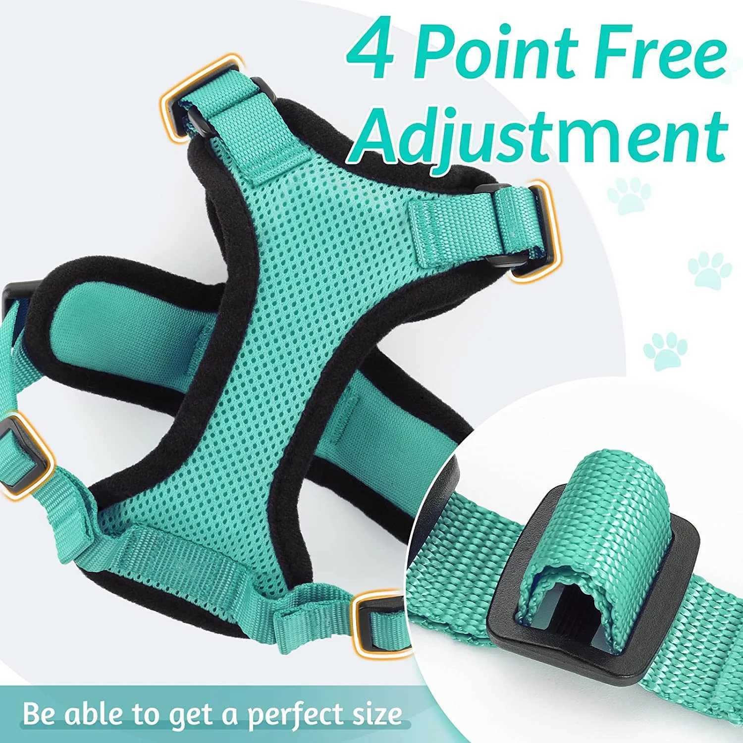 Cat straps and belts for walking leak proof soft adjustable vest straps for cats EasyControlT250318