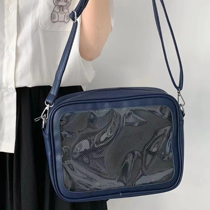 Cute-Lolita Purse-Satchel Girl Ita Bag Women Transparent Crossbody Bag 250318