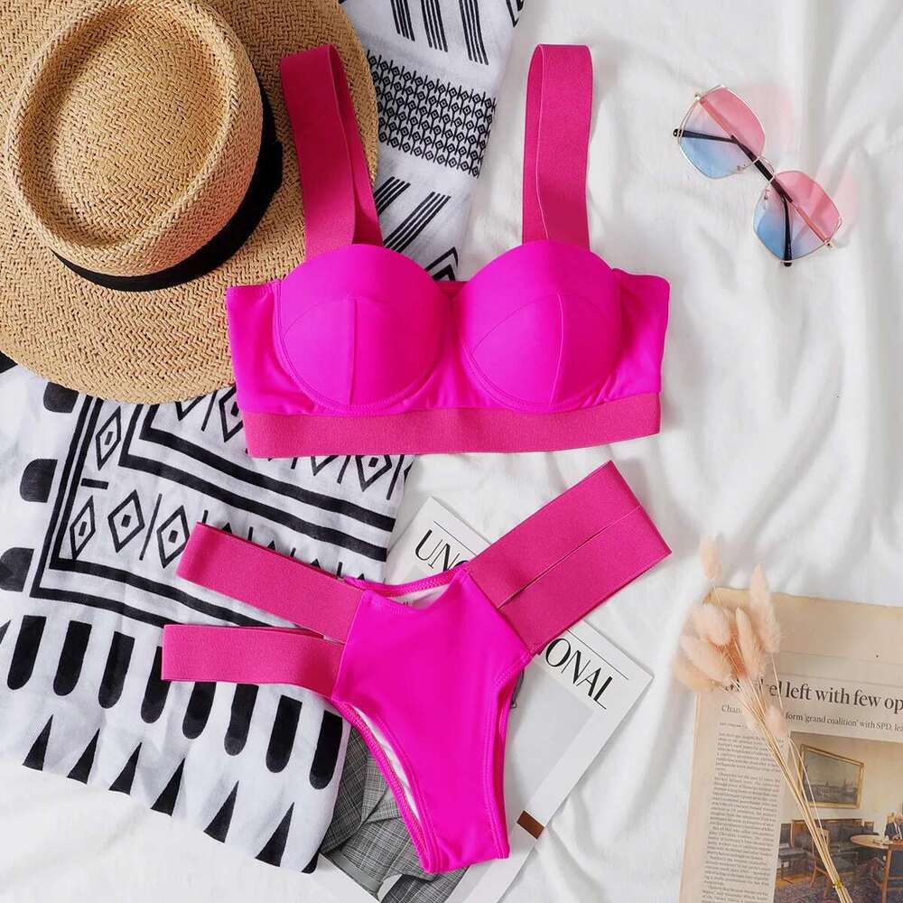 New swimsuit steel bracket assembly bikini women's comparison swimsuit