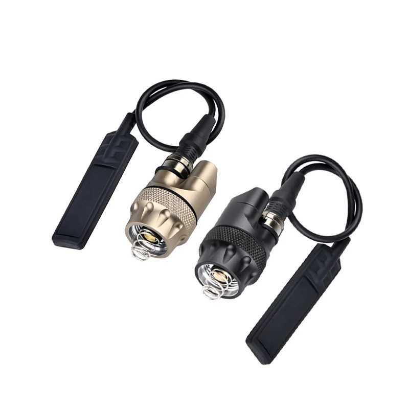 WADSN Matal M300 M600 Tactical Flashlight Tail Cap Switch Airsoft Scout Light Remote Dual Function Pressure Switches Constant on X250318