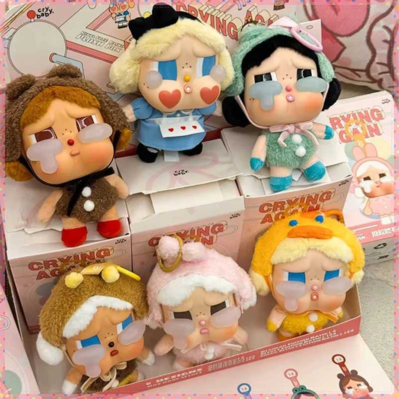 Inventory Crybaby Cry Again Series Blind Box Vinyl Base Doll Keychain Pendant Decoration Mystery Bag Plush Toy Birthday GiftT250318