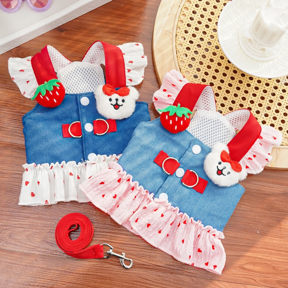 Dog Dresses, for Small Dog Girl Puppy Lace Princess Dress Cat Outfit Pet Costume for Kitten
