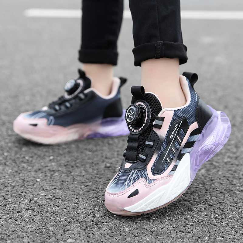 New childrens casual shoes four season childrens mesh sports shoes anti slip basketball sports shoes boys and girls sports shoes outdoor shoesXJ250318