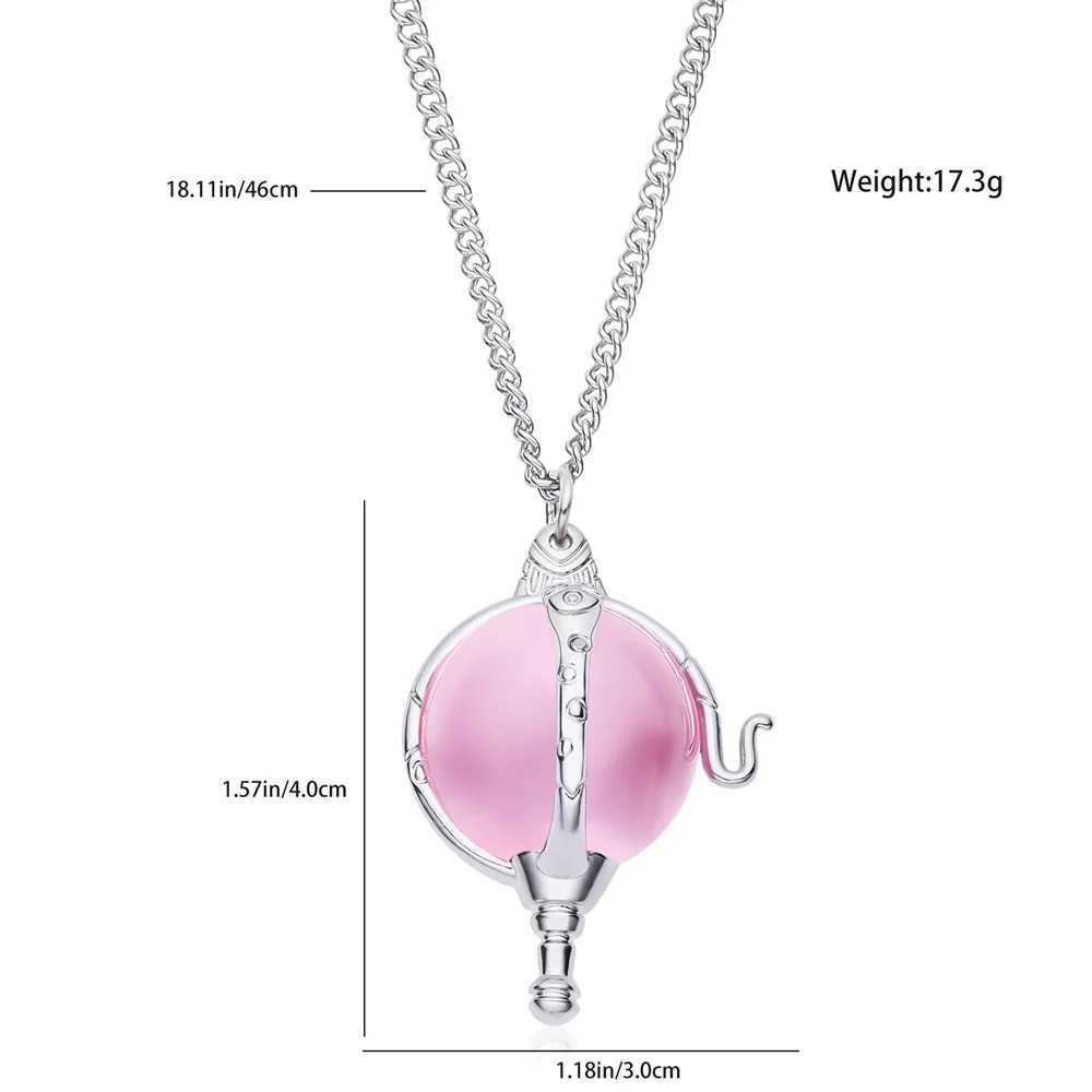 Kandrakars Heart Pink Crystal Pendant Innovative Fashion Romantic Cartoon W.I.T.C.H. Jewelry Childrens Dream Gift W250318