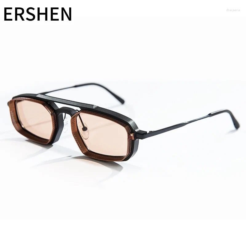 Sunglasses Japan Handmade All Aluminum Double Beam Polarized Male Personality Cool Pure Titanium Driving Glasses