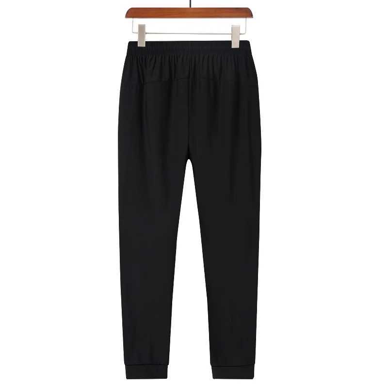 2PCS new silk breathable mens sports pants quick drying sweatshirt comfortable absorption cool and high-quality mens outdoor pants W250318