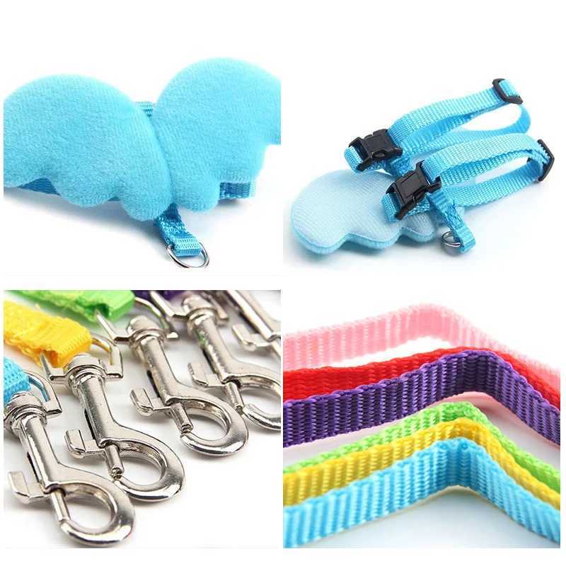 Angel Wings Pet Strap and Belt Set Suitable for Cats Puppies Rabbits Cute Cat Straps Kitten Accessories Art cules Para Mascot LeadT250318