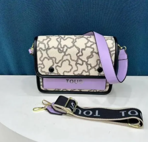 Tus La Rue Audree Crossbody Bag Designer Women Solid Leather Flap Magnetic Buttons Handbag Black White Pink Purse Shoulder Satchels Bags dd