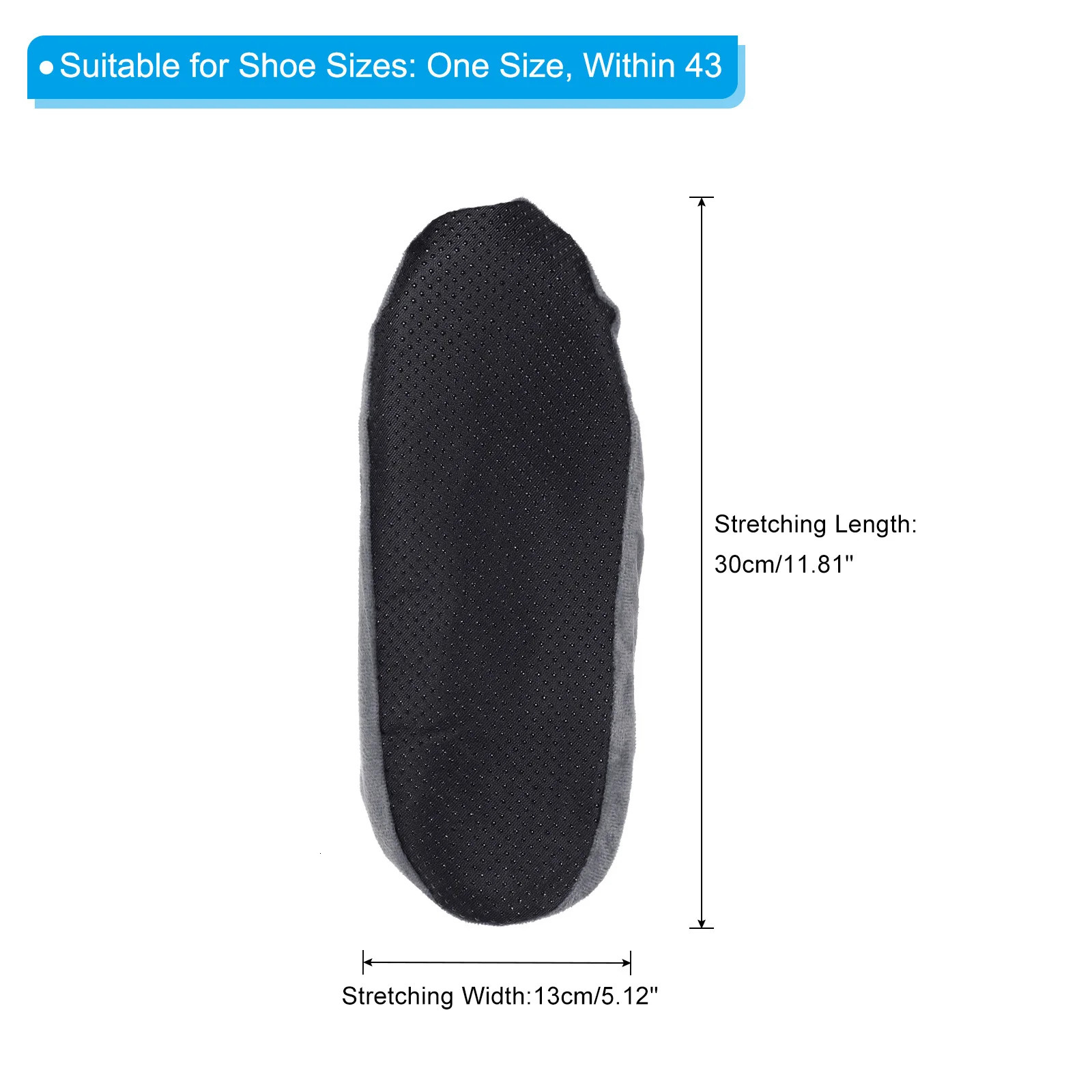 5Pair Household Flannel Shoe Covers Shoes Slippers Protector NonSlip Protectors Men Women for Office Laboratory 250318