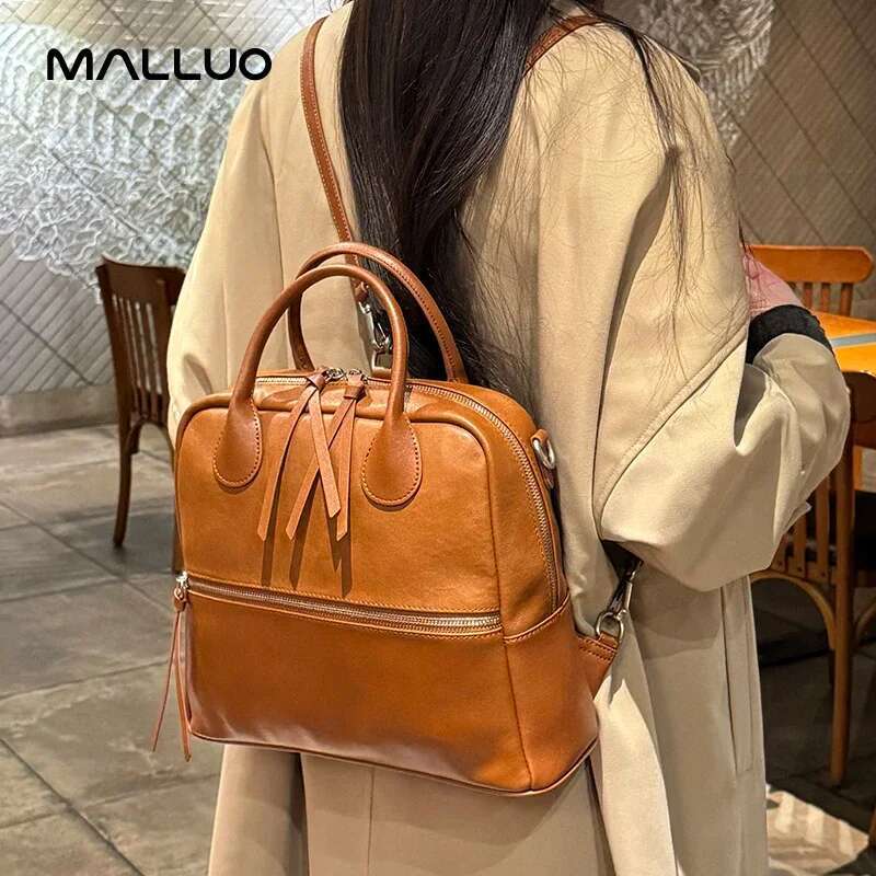 Female Head Layer Cowhide Women Natural Cow Genuine Leather Lady Crossbody Bags Casual Shoulder Bag For Ladies Handbag
