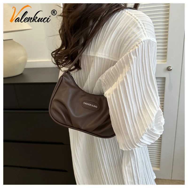 Minority Texture Sier Bag Wens New Summer Shoder Crossbody Bag High-end Pleated Armpit Crescent Bag Z250318