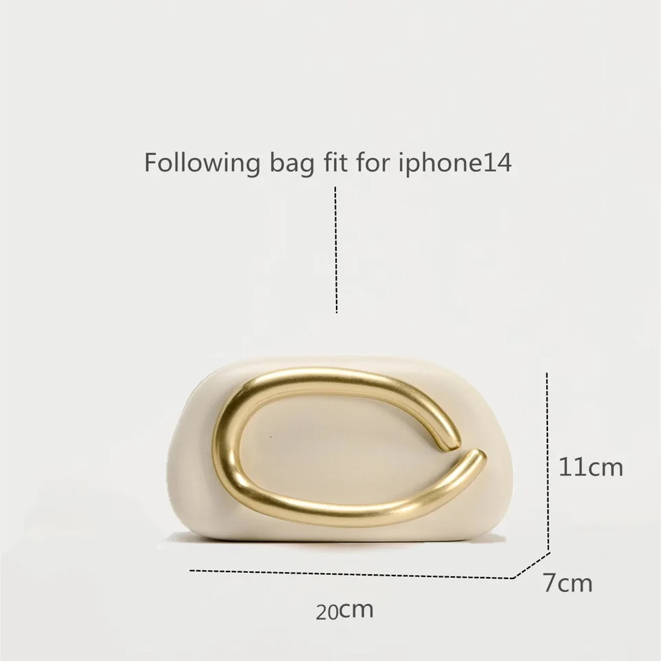 Gold Closure Box Clutch Bag women evening wedding party cute purse bag handbag winter 250318
