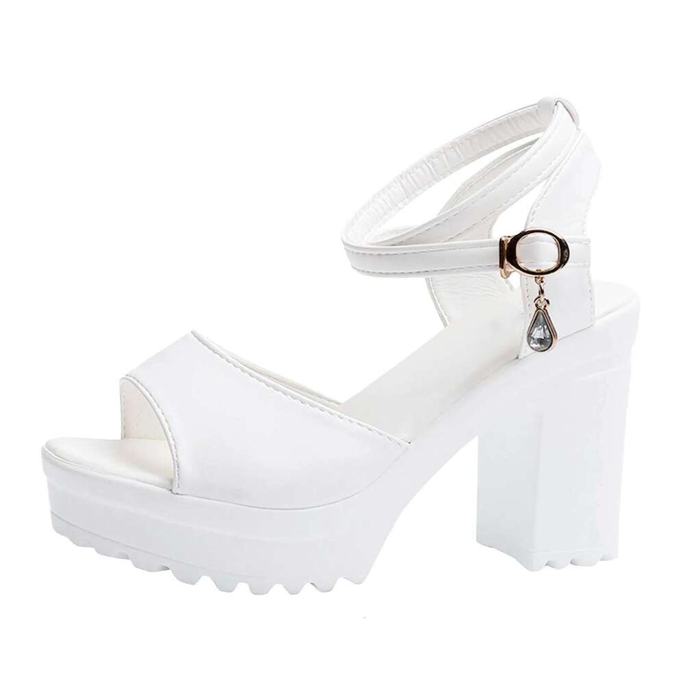 Women Shoes Fish Mouth Wedges Buckle Slope Woman Platform High Heels Sandals sandalias de mujer