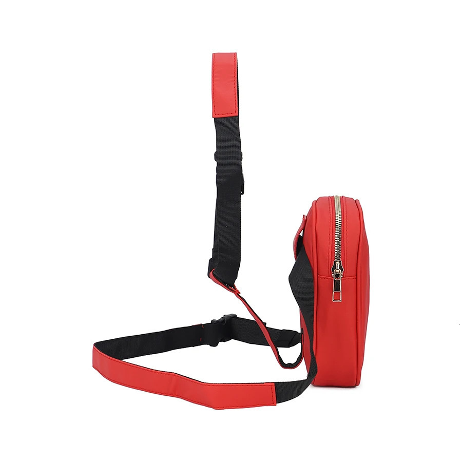Trendy Stylish Black Women Waist Leg Belt Leather Cool Girl Bag Fanny Pack for Outdoor Hiking Motorcycle 250314