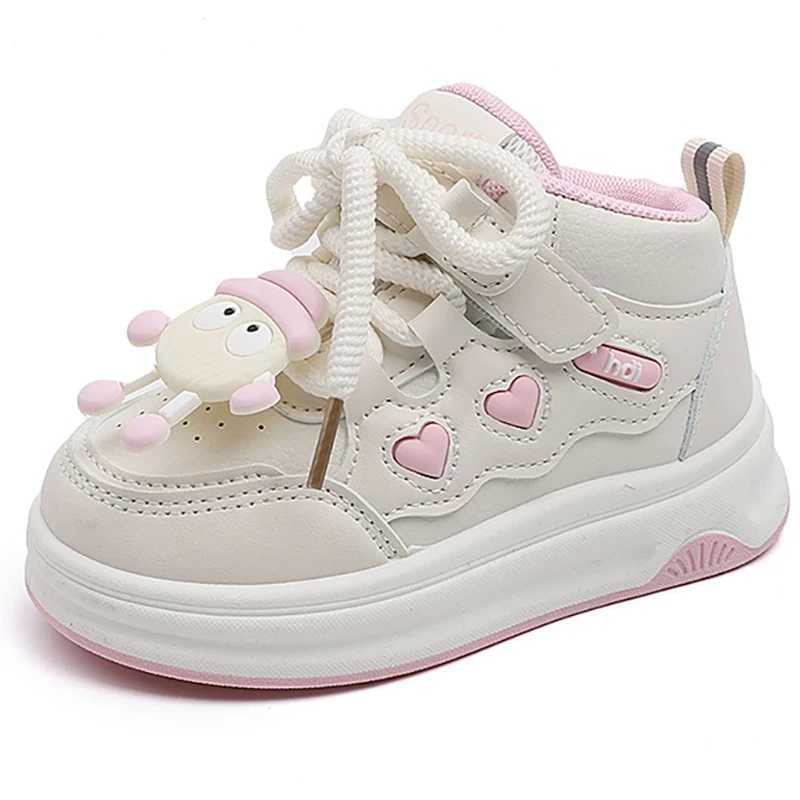 PU leather childrens sports shoes 2025 trend fashion boys and girls childrens sports shoes soft sole breathable running shoes W250318