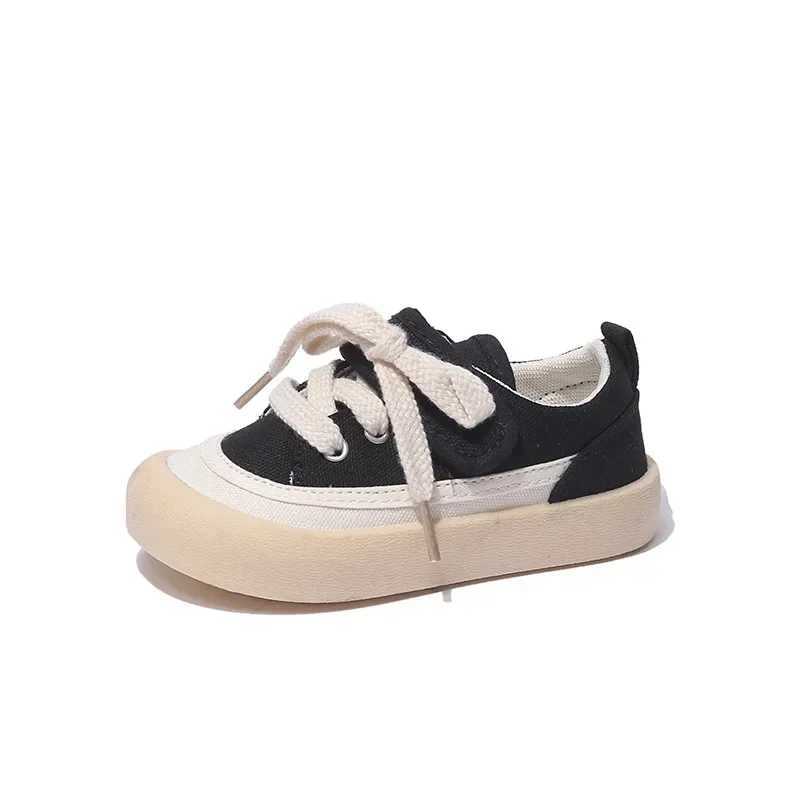 Kids Canvas Shoes for Boys Girls Casual Shoes Fashion Versatile 2024 Brand New Children Sports Shoes Toes Capped First Walkers W250318