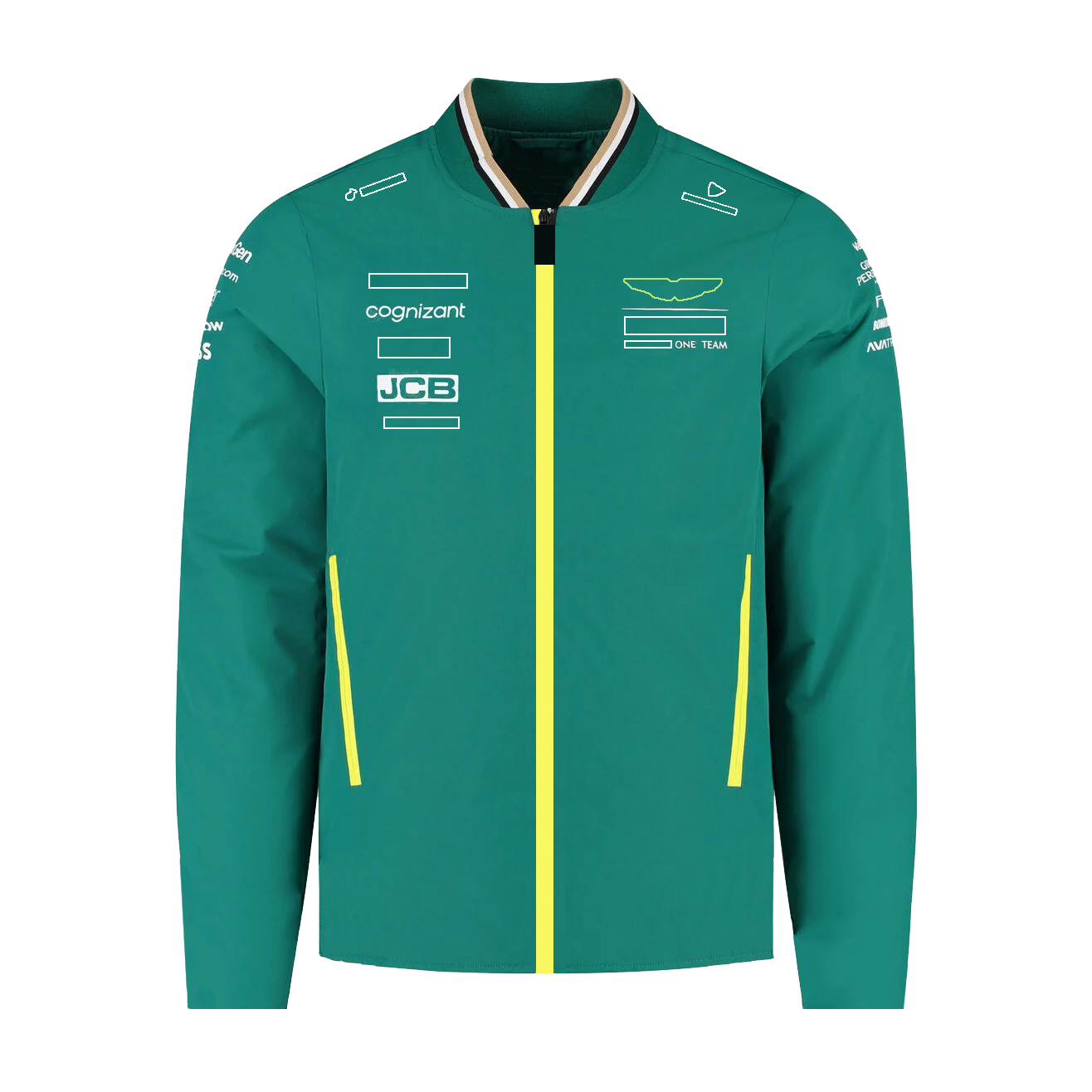2025 F1 Driver Racing Formula 1 Team Hoodie Sweatshirt Men Women Full Zip Softshell Jacket Teamwear Green Uniform Sweat Custom free shippin