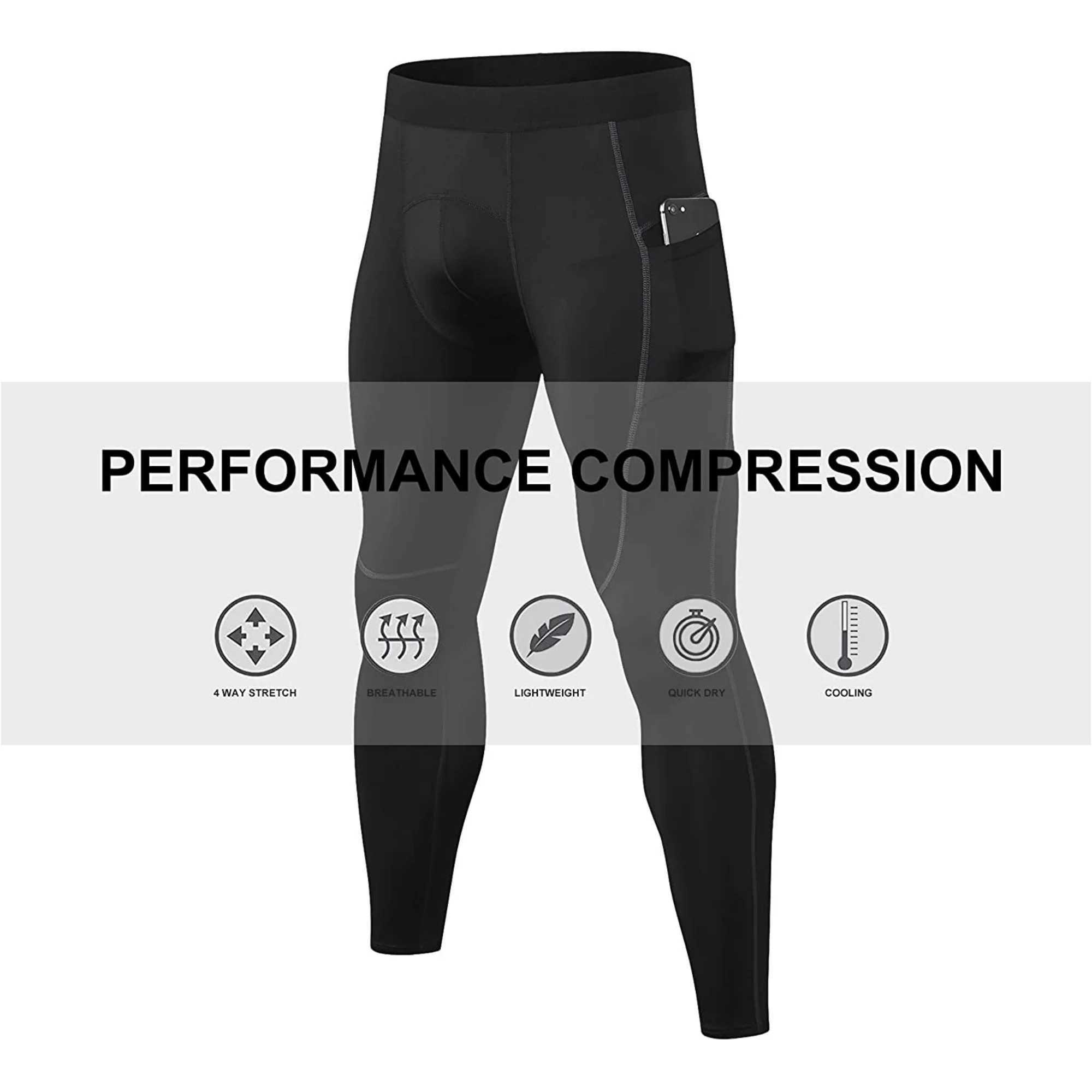 Mens compression pants leggings sports leggings cool dry sports Basel training running W250318