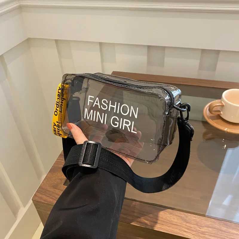 Fi letter printing shoder messenger bag versatile ins foreign style small square bag Z250318