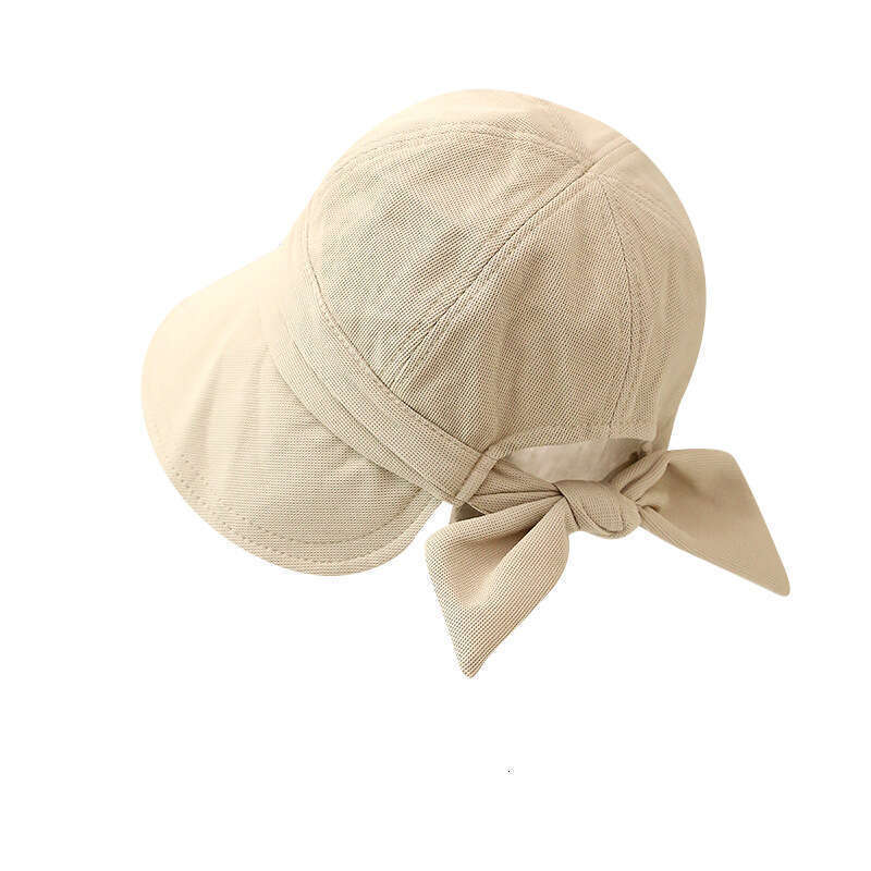 New Spring and Autumn Butterfly Knot Minority Fisherman's Hat for Women, Small Face, Elegant Sunshade, Korean Edition Casual Sunscreen Hat, Fashi