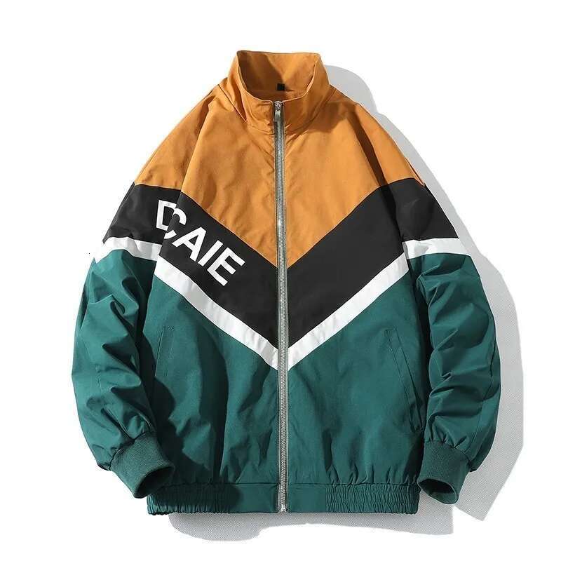 Men's Jackets Streetwear Autumn New Trend Windbreak Coat Zipper Up Haruku Coats Sports Black Blue Bomber Jacket