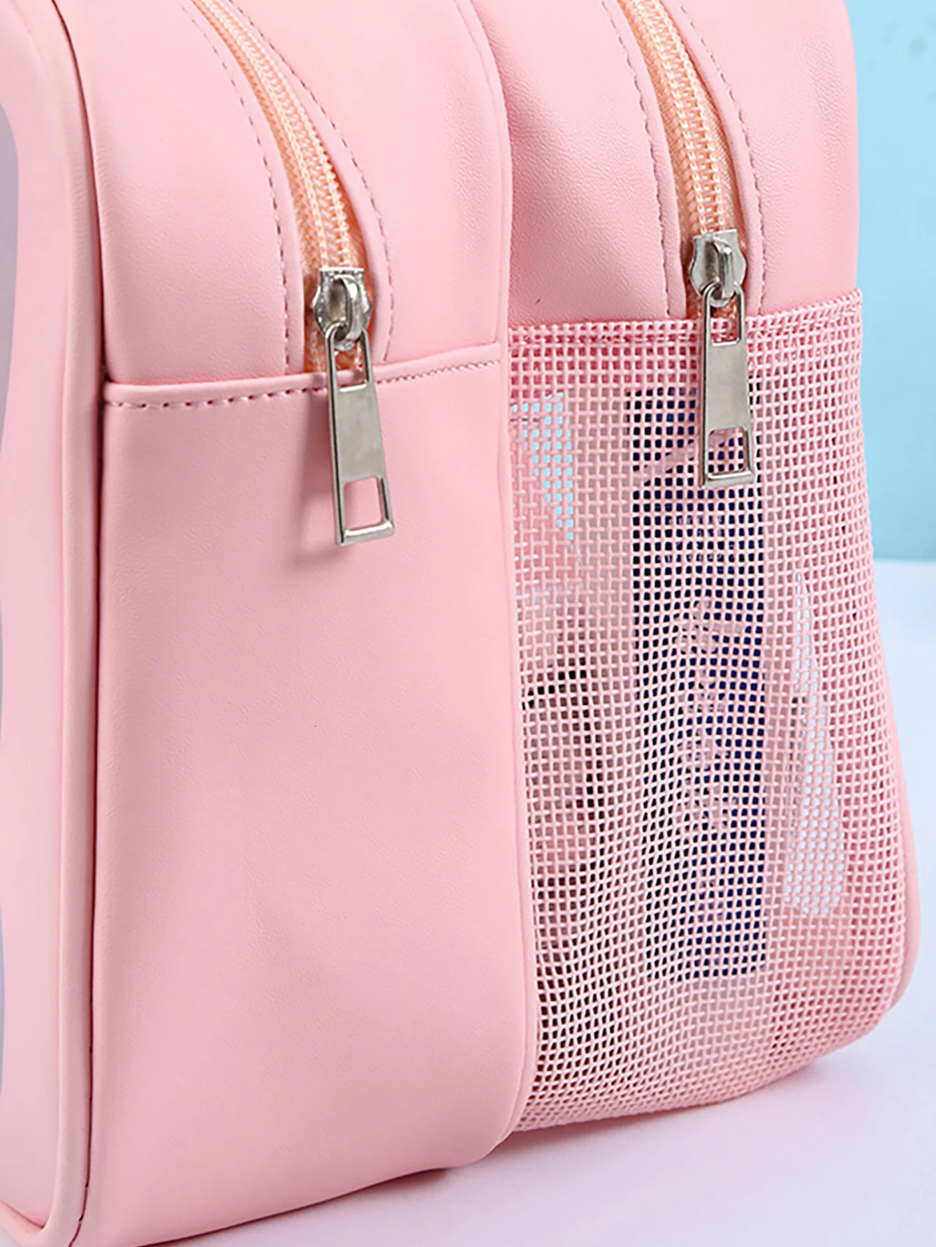 Travel Origanizer Large Transparent Dry Wet Separation Makeup Bag for Traveling and Home 250314