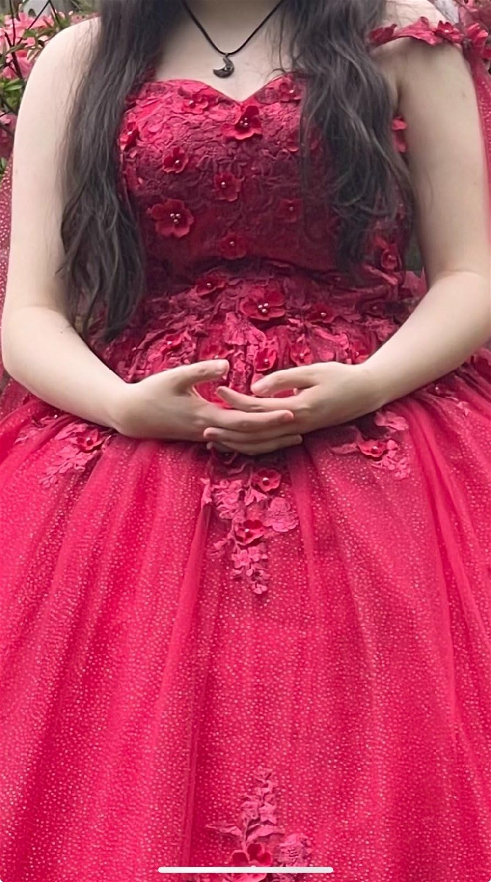 Ball Gown Quinceanera Dresses Rose Red Beading Appliques Sweetheart Lace-up Tulle Plus Size Sweet 15 16 Princess Birthday Party Gowns Vestidos De 15 A
