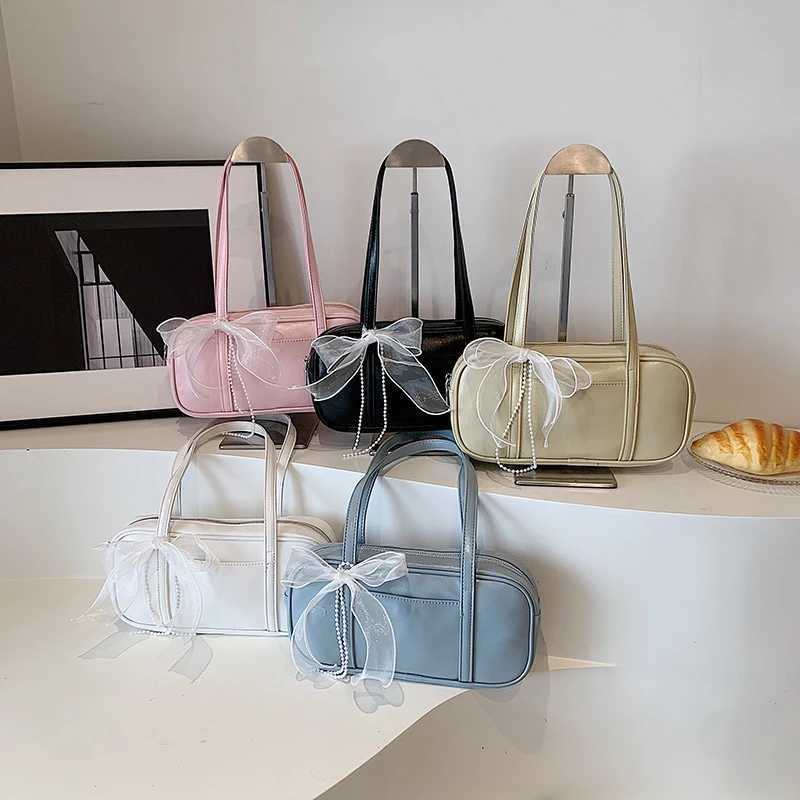 Ribb Design Mini Pu Leather Bottom Bag Suitable for Wen 2024 New Fi Trends Y2K Horizontal Bags Shooter Bags Handbags and Wallets Y250318