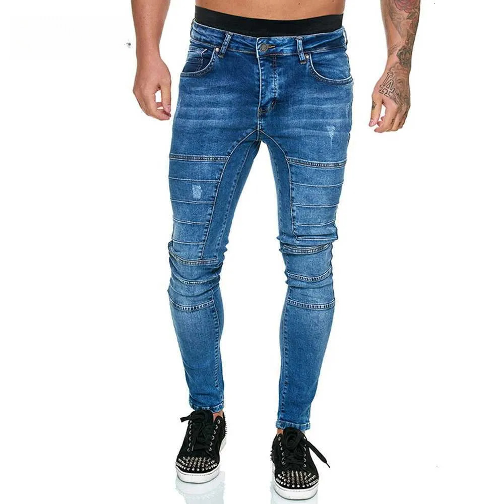 2025S Fashion Designer High Quality Plus Size Sexy Jeans Denim Pants Casual Pantalon Mens Clothing Fashion European American Style Blue And Black Trou