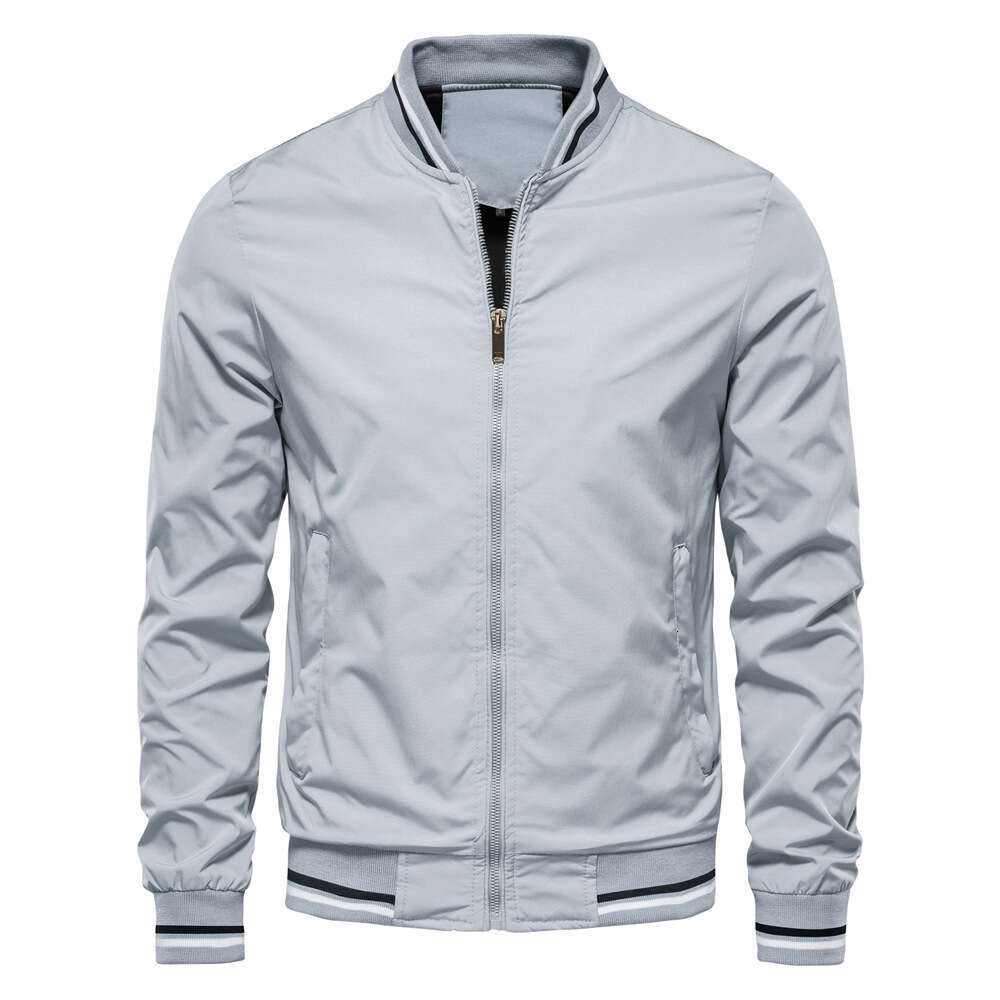 Spring Autumn European and American Casual Fashion Trendy Coat Men's Top Thin Edition Wholesale Jacket 2025 New Style Stylish Elegant Clothing
