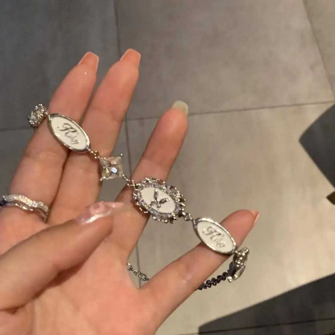 New Trendy Gothic Vintage Harajuku Butterfly Crystal Choker Pendant Chain Necklaces For Women Charm Y2K Accessories Jewelry Gift W250318