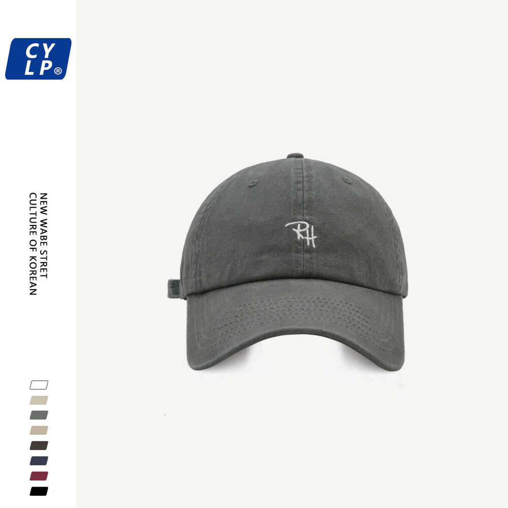Hat, men's and women's street trendy brand, embroidered letters, baseball summer Korean version, couple's simple duckbill cap, looks sm