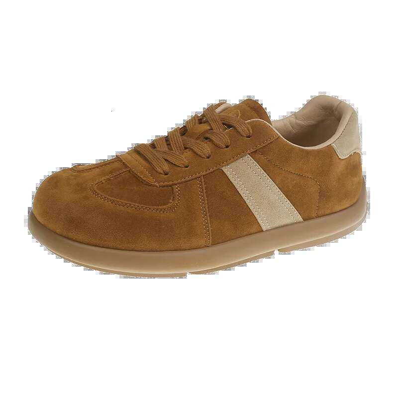 Autumn New Fashion Trend Women's College Style Wide Toe Soft Comfortable Flat Outdoor Casual Sports Shoes