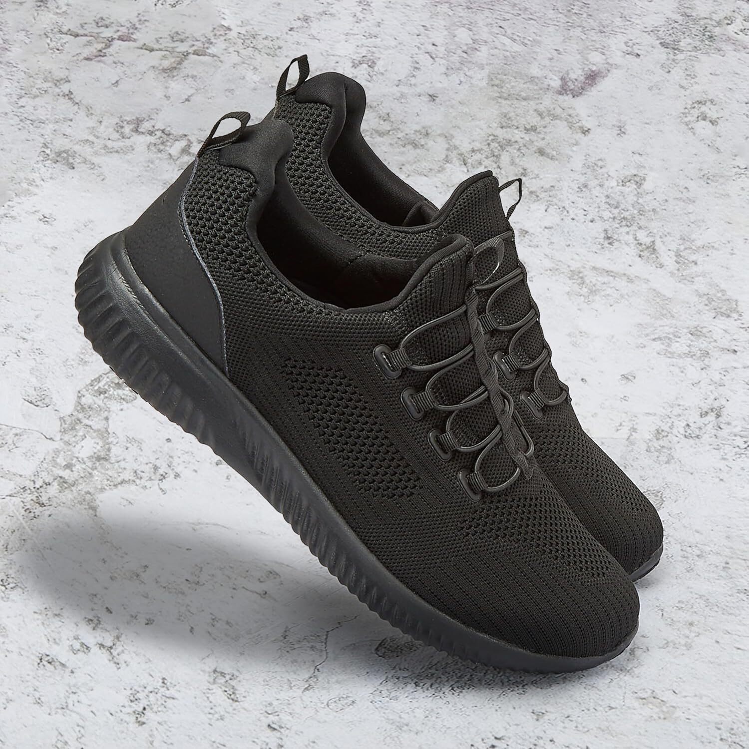 Anchor SR mesh black non slip shoes, suitable for men, waterproof men's work shoes and restaurant or catering service sports shoes - medium or wi
