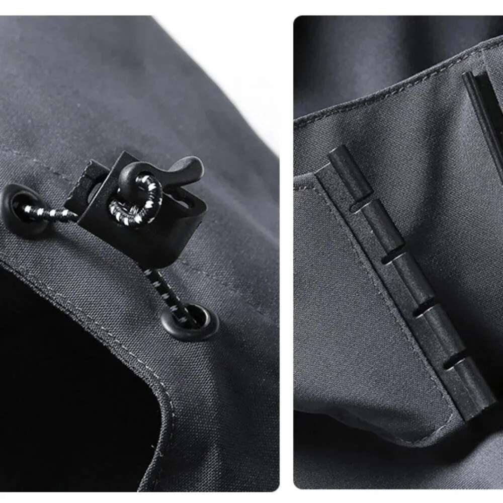 Men's Waterproof Rain Lightweight Outer Hooded Raincoat Hiking Windproof Jacket Climbing Outdoor Jackets