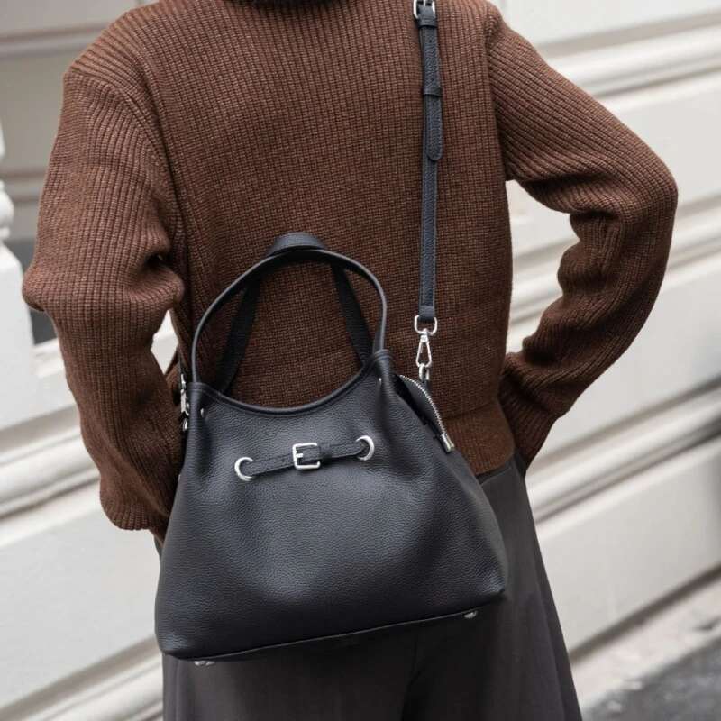 Genuine woman soft leather shoulder Handbags ladies crossbody bags designer minimalism cowhide bag