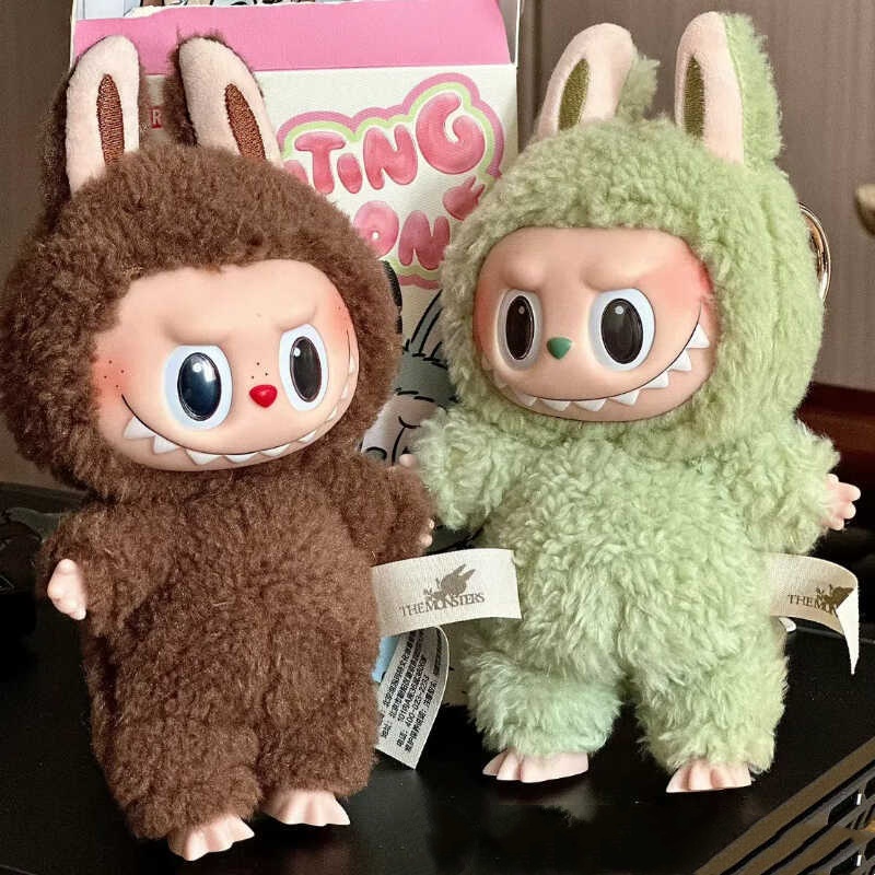 Free shipping mart Labubu Gift Vinyl Doll And Clothing Figures Toy Key Chain The Monsters Exciting Series In Blind Box