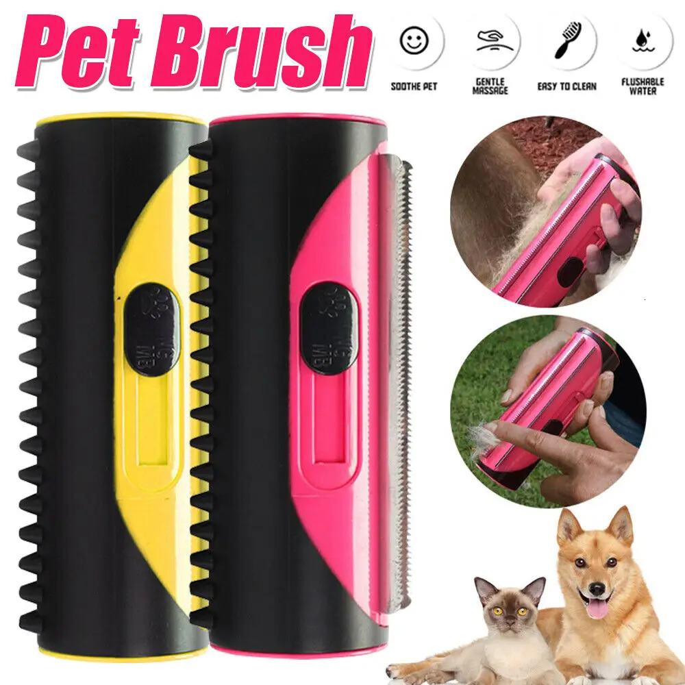 Pet dog hair comb removal Lint Roller cat puppy cleaning brush sofa carpet trimmer 250318