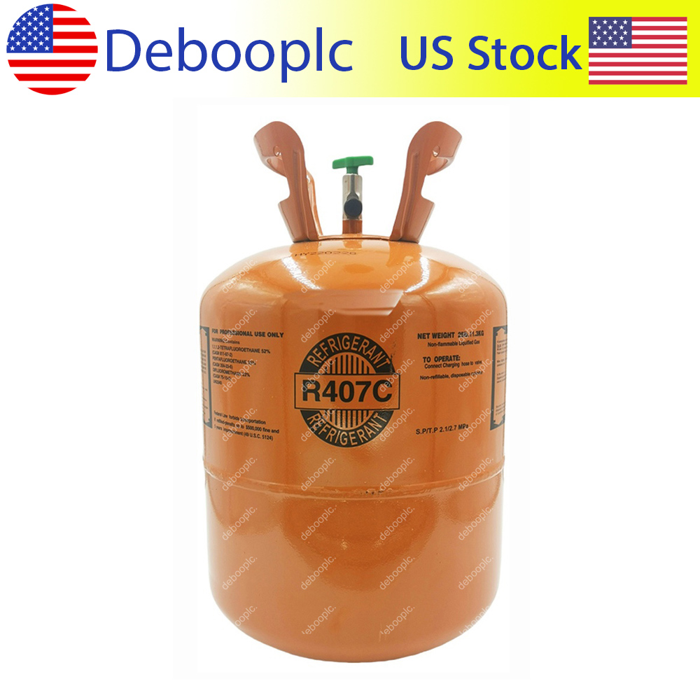 25LBS R407C Refrigerant GAS High-Performance for HVAC Refrigeration Systems Packaging Tank