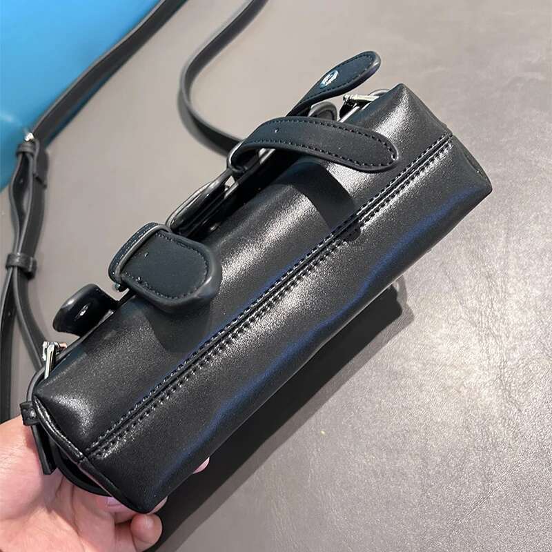 Moto & Bike Small Square Bags For Women Designer Handbags And Purses 2025 New In Vintage Belt Buckle Shoulder Crossbody