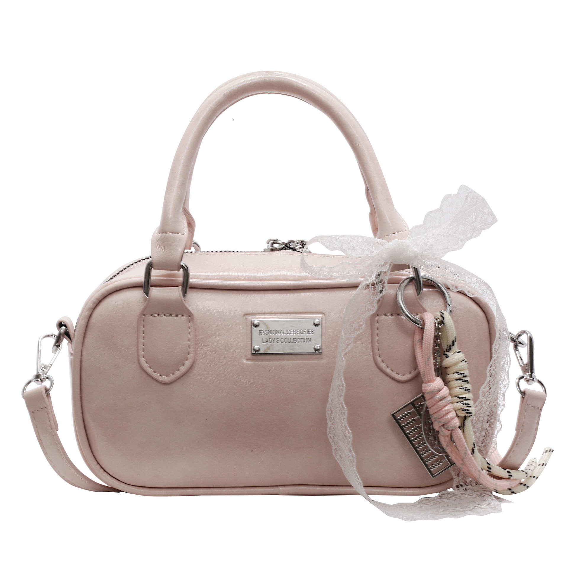 High End Handbag For Women's Spring And Summer Versatile 2025 New Fashion Crossbody Bag, Casual Hand-Held Boston Bowling Bag Fashion Shoulder Bag