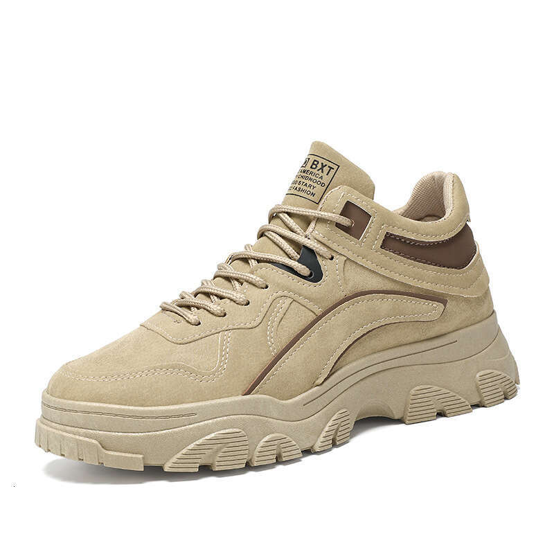 High British style men's shoes, autumn casual wear resistant workwear, mid top short spring trendy boots, Martin boots for men